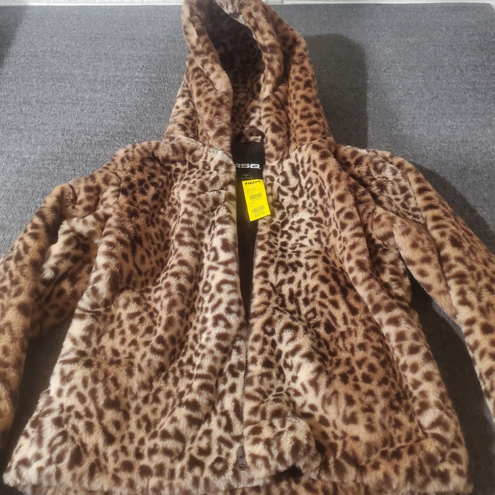 Tilly's Brown Leopard Kids Jacket